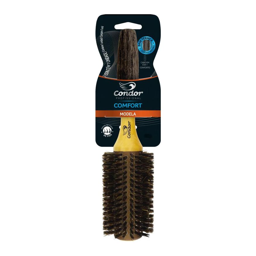 Condor Escova para Cabelo Profissional Comfort Extragrande