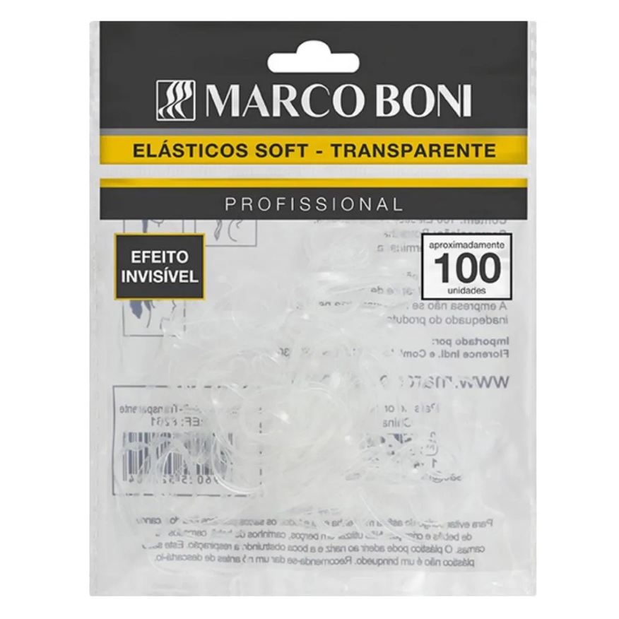 Marco Boni Elasticos de Cabelo Soft Penteados Transparente