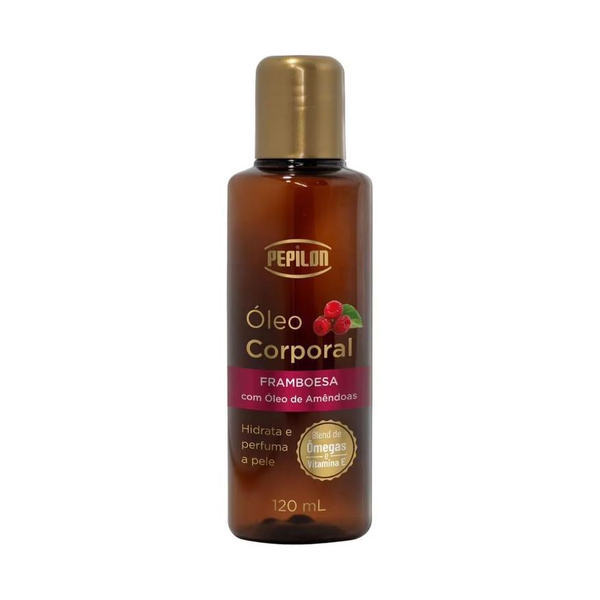 Pepilon Óleo Corporal Framboesa e Óleo de Amêndoas 120ml