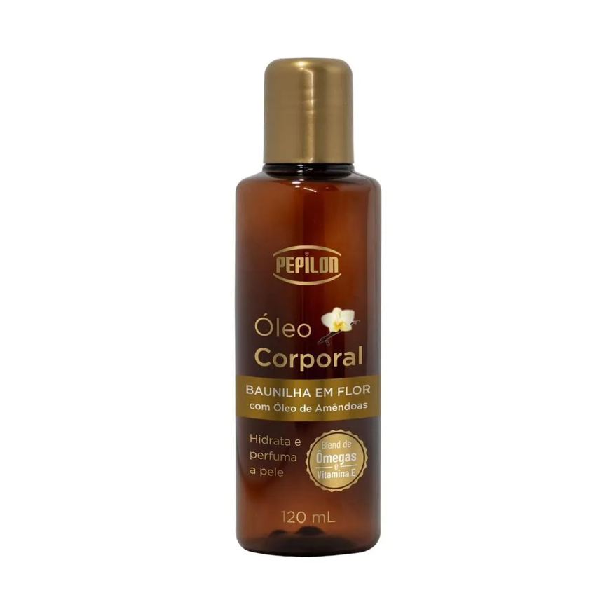 Pepilon Óleo Corporal Baunilha em Flor e Óleo Amêndoas 120ml