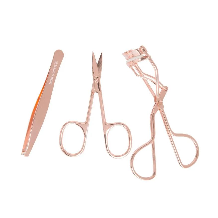 Marco Boni Kit Curvex Tesourinha e Pinça P / Cilio Rose Gold