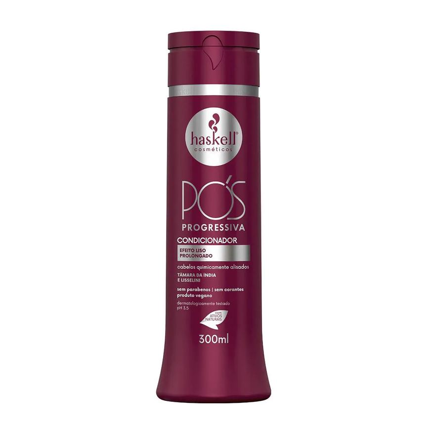 Haskell Condicionador Pos Progressiva 300ml - Cosméticos