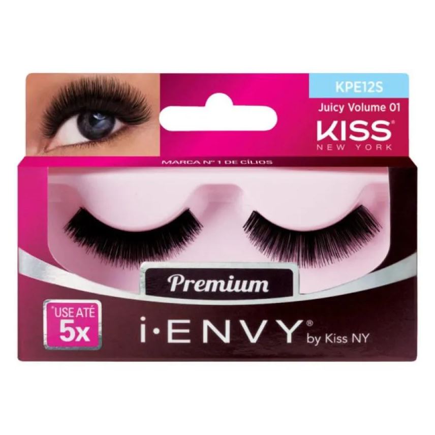 Kiss New York Cílios Postiços Kiss Ny Juicy Volume - 01