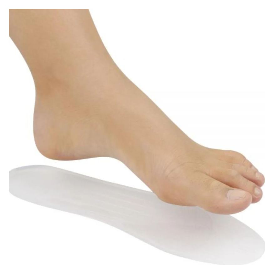 de Palmilha Silicone Ortopédica Anti - Impacto Esportiva Esportão Alívio Dores Ortho Pauher - 43 / 44