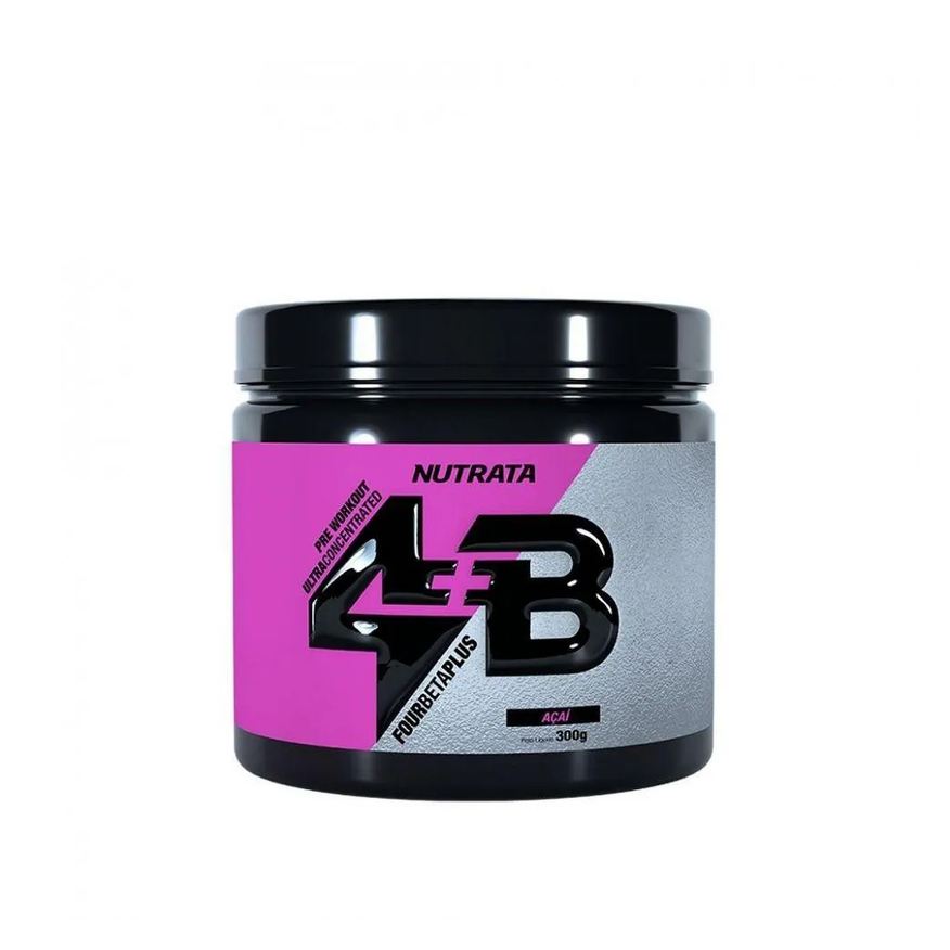 Nutrata 4B Four Beta Plus Pre Workout (300g) - Sabor: Açaí