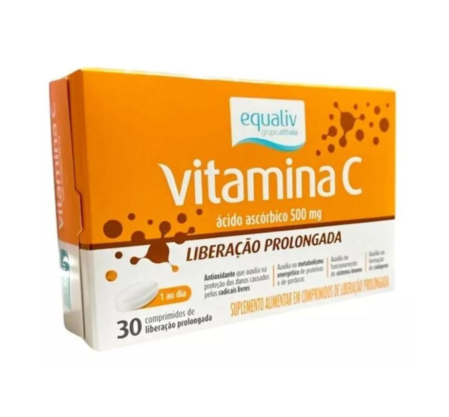 Equaliv Vitamina C 500mg (30 Comp) - Padrão: Único