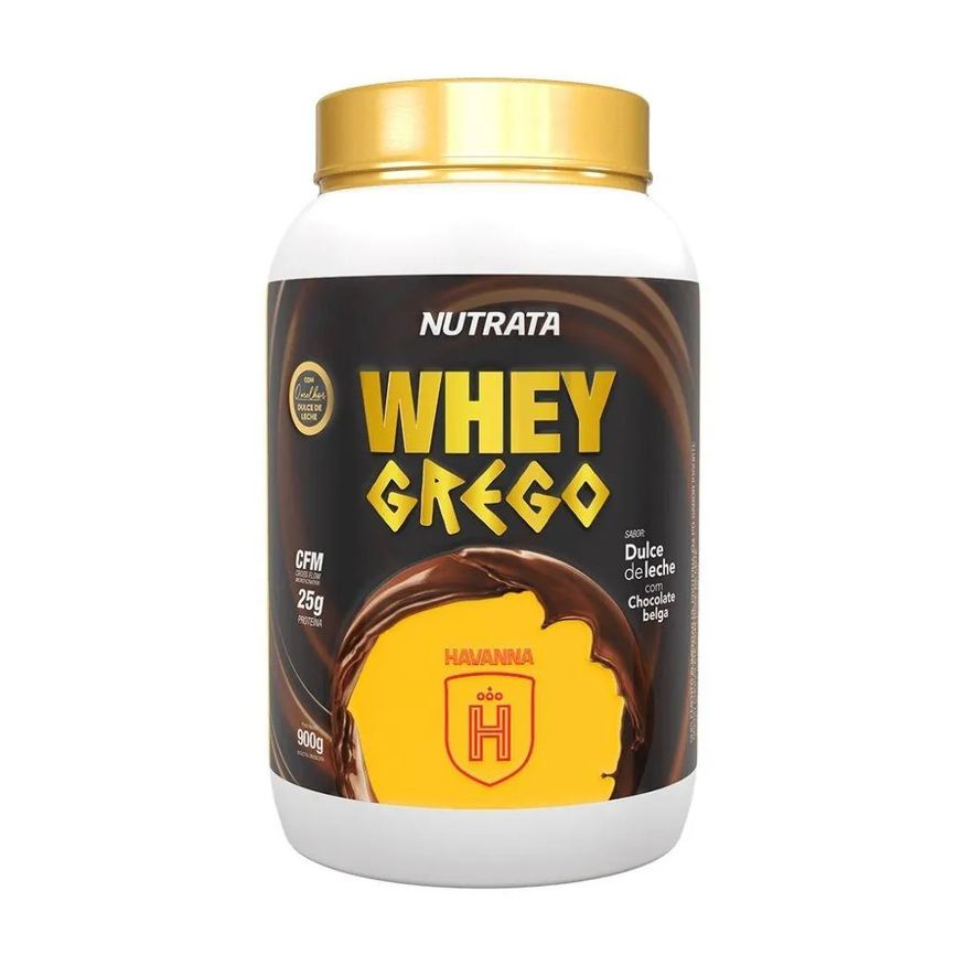Nutrata Whey Grego (900g) - Dulce de Leche C/ Chocolate Belga Havanna