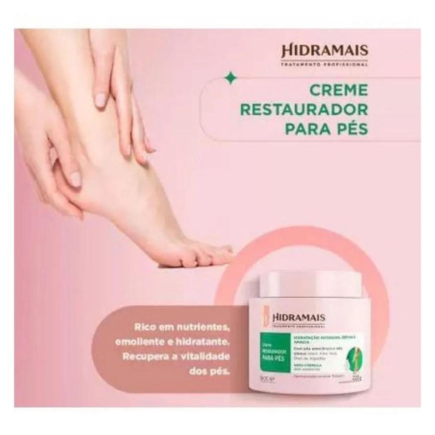 Restaurador Creme Desodorante para Os Pés 220g Hidramais