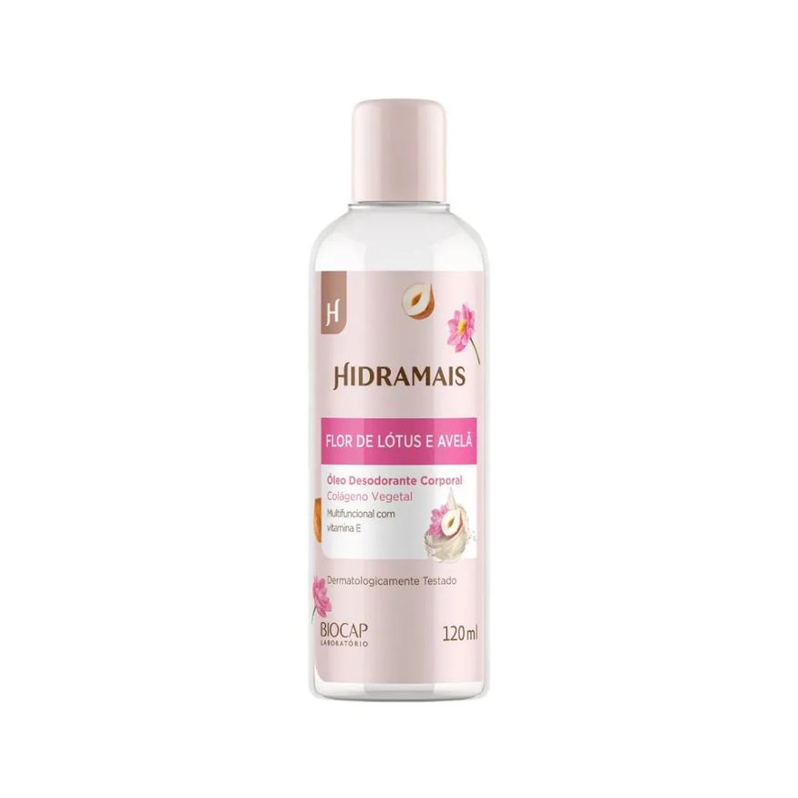 Hidramais Óleo Corporal Flor de Lótus e Avelã 120ml