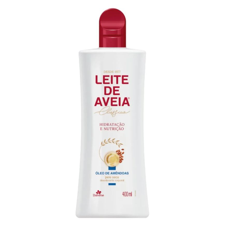 Davene Hidratante Corporal Leite Aveia e Oleo Amendoas 400ml
