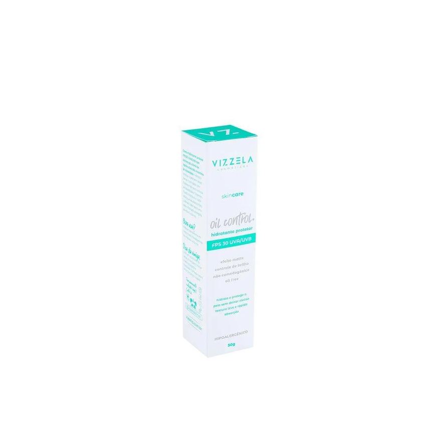Vizzela Protetor Solar Hidratante Fps 30 Oil Control 50g