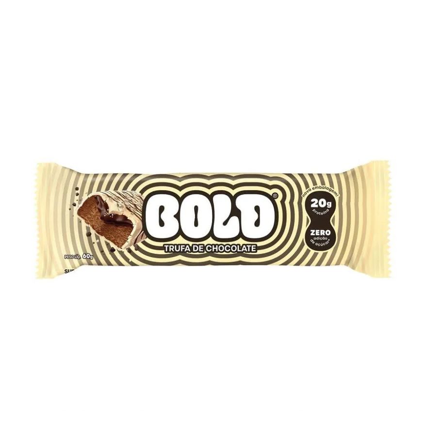Bold Bar (60g) - Sabor: Trufa de Chocolate.