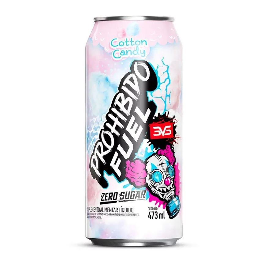 3Vs Nutrition Prohibido Fuel Pré-Treino Drink (473ml) - Sabor: Cotton Candy