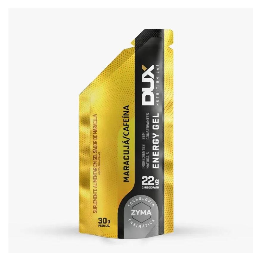 Dux Energy Gel Sachê (30g) - Sabor: Maracujá C/ Cafeína