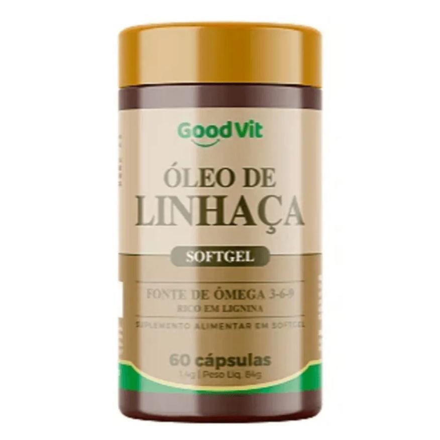 Good Vit Óleo de Linhaça Softgel C/60 cápsulas
