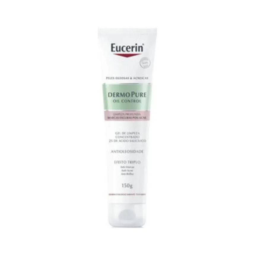 Eucerin Gel de Limpeza Concentrado Dermo Pure Efeito Triplo 150g