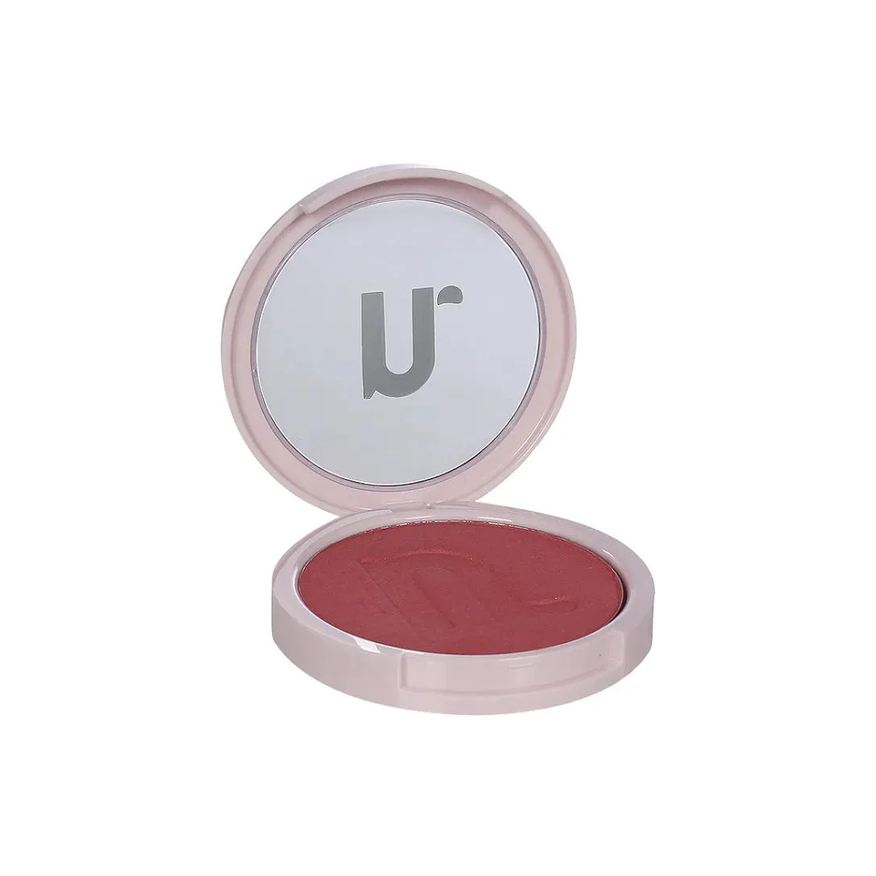 Nina Makeup Blush Compacto Matte Instant Rosa Quente