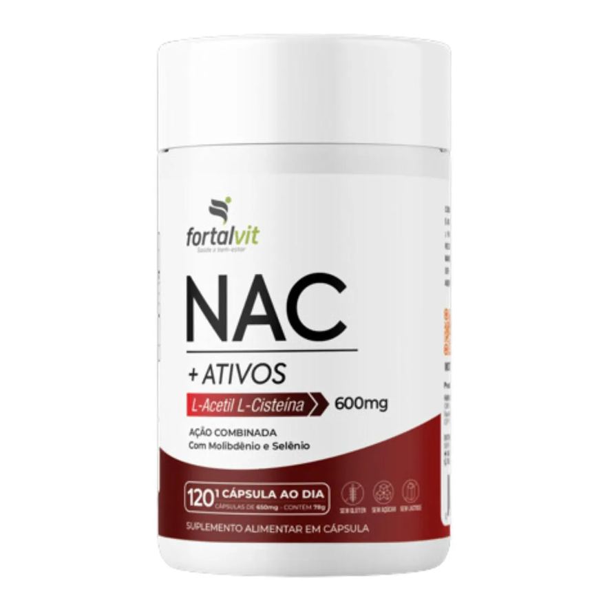 Fortalvit Nac +ativos Suplemento Alimentar, 120 cápsulas