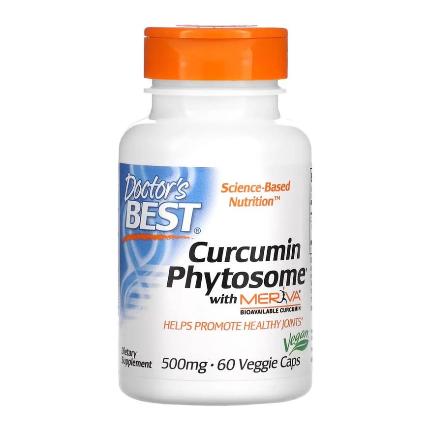 Doctor's Best Curcumina Fitossomo 500mg 60 Capsulas Veganas
