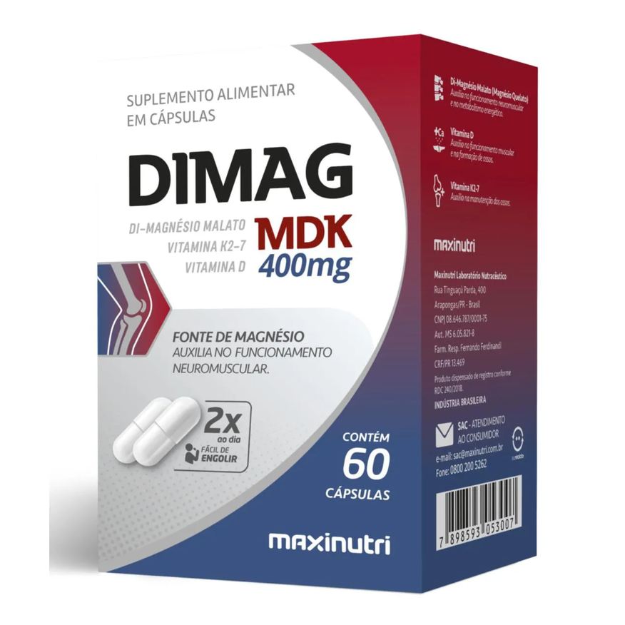 Maxinutri Dimag Mdk Suplemento Equilíbrio Corporal C60