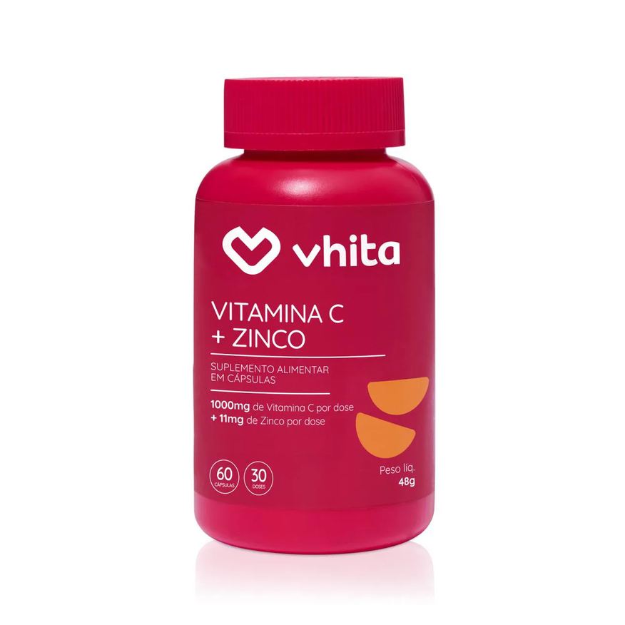 Vhita Vitamina C 1g - 60 Cápsulas