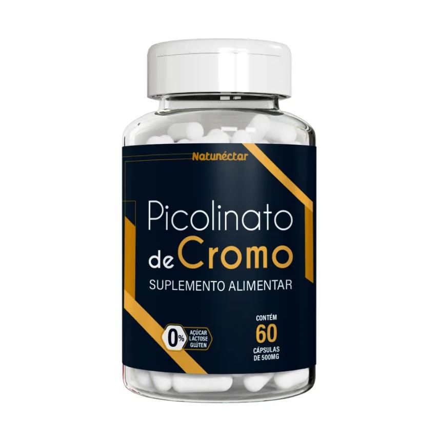 Natunéctar Picolinato de Cromo 500mg 60 Cápsulas