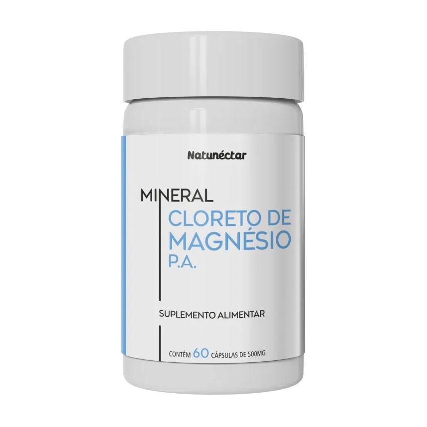 Natunéctar Cloreto de Magnésio P.A. 500mg - 60 cápsulas