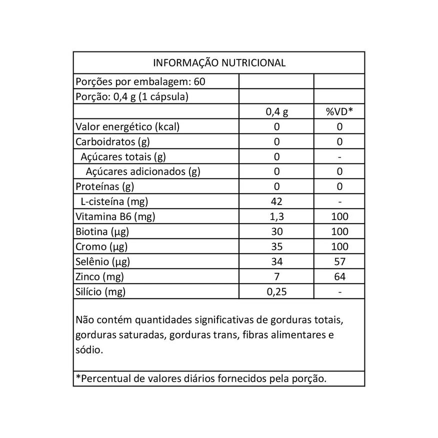 Alimentar Suplemento Imecap Hair Silício Orgânico 60 cápsulas