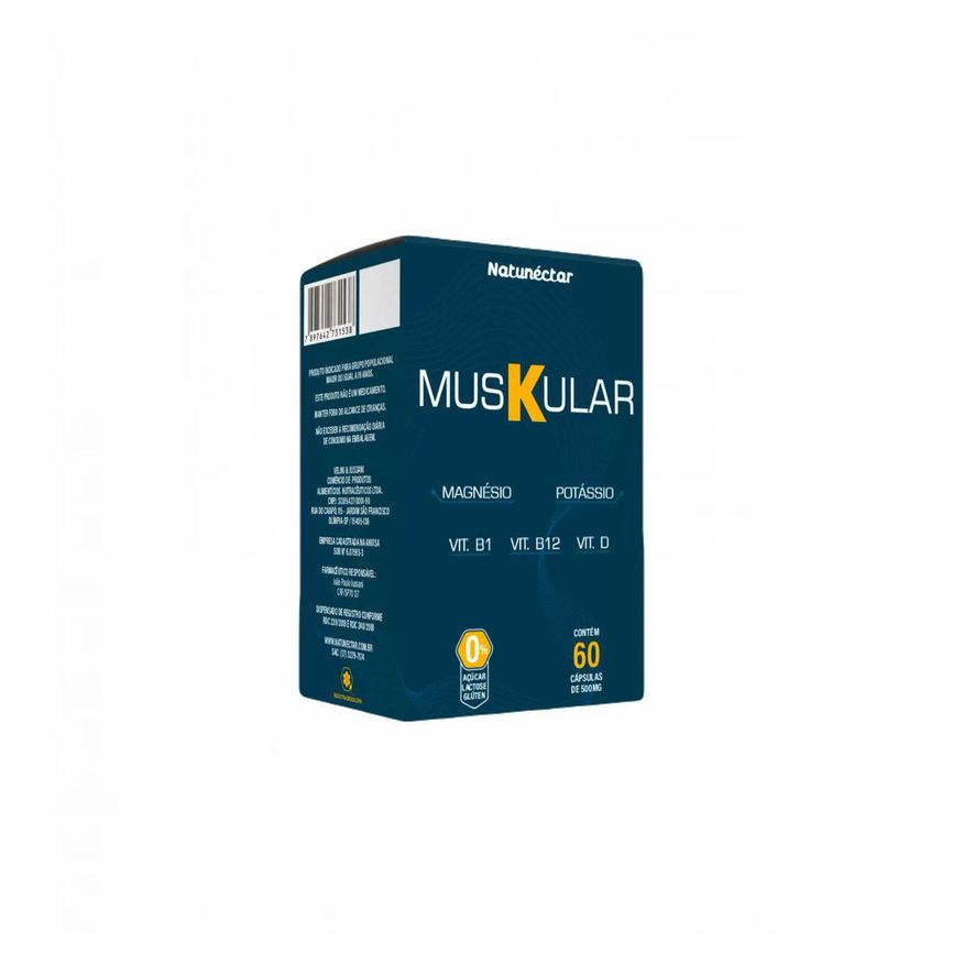 Natunéctar Muskular- Potássio+ Magnésio+ Vit D B1 e B12