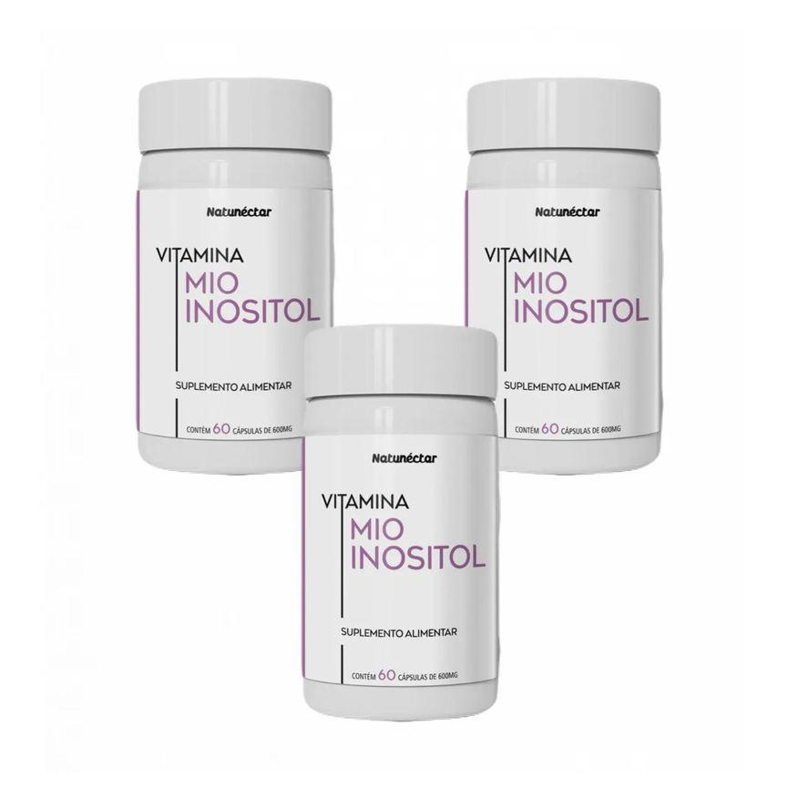 Natunéctar 3x Mio Inositol- 100% Natural- 60 Cápsulas. 500mg