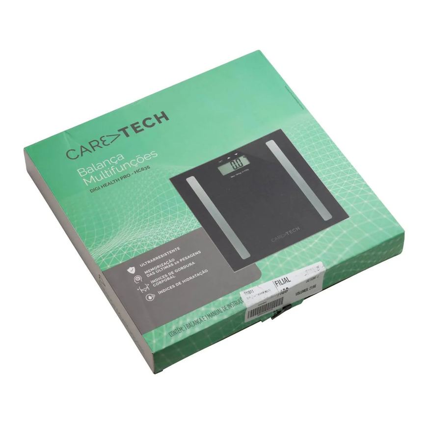 Digital Balança Caretech Multifunções até 180kg 1 Unidade