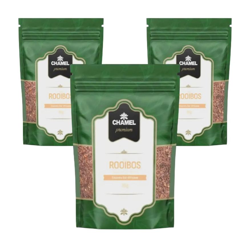 Chamel Kit 3 Chá de Rooibos para Infusão 30g Premium -chamel