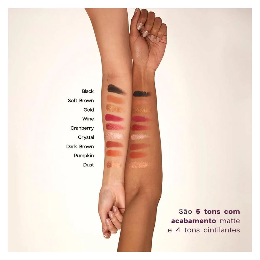 Purple Océane 9 Shades - Paleta de Sombras 25g