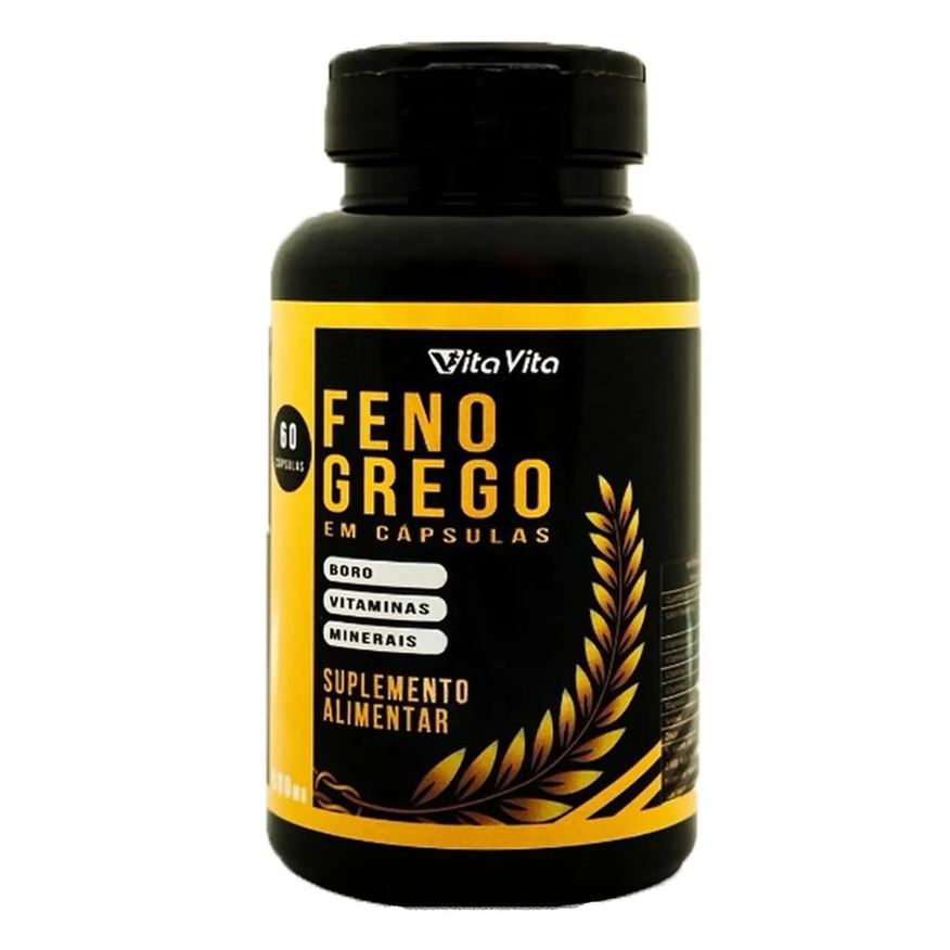 Vita Vita Feno Grego 60 cápsulas + Energia + Disposição + Vitalidade