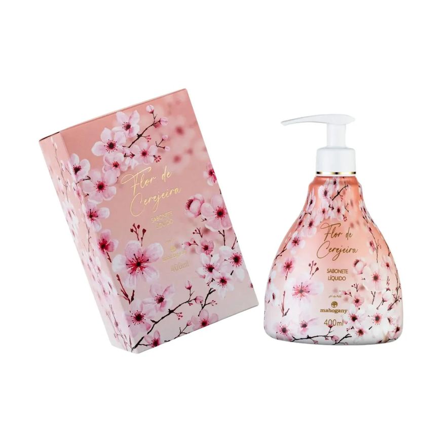 Mahogany Sabonete Liquido Flor de Cerejeira 400ml