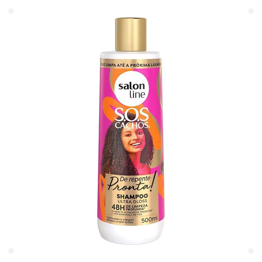 Salon Line Shampoo Ultra Gloss Sos Cachos de Repente Pronta! 500ml