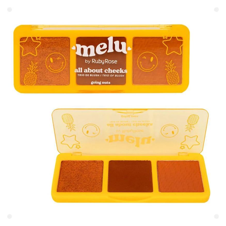 Ruby Rose Trio de Blush Melu By All About Cheeks Going Nuts Rr-1000-2