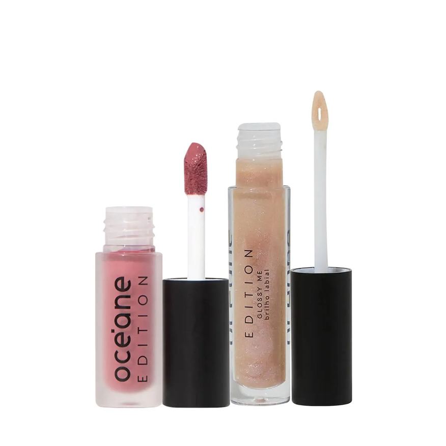 Océane Kit Edition Color My Lips Hype Rosa e Glossy Me Glazed (2 Produtos)