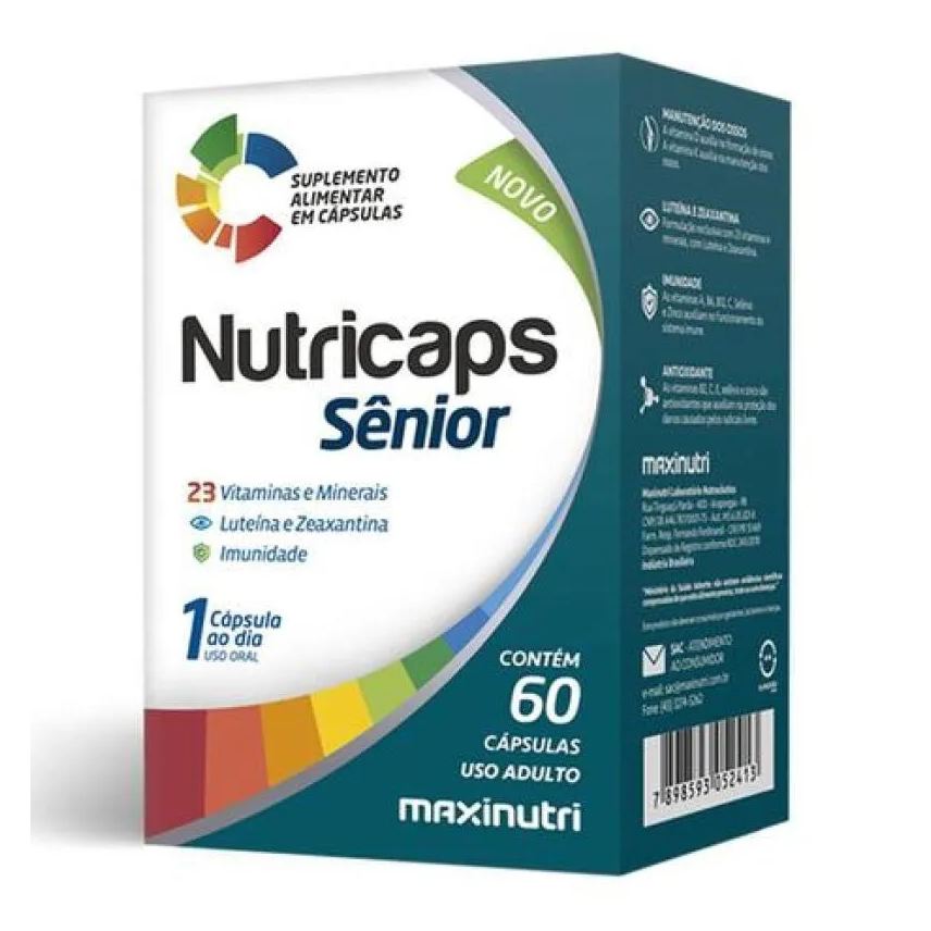 Maxinutri Nutricaps Sênior (60 Cápsulas) - Padrão: Único