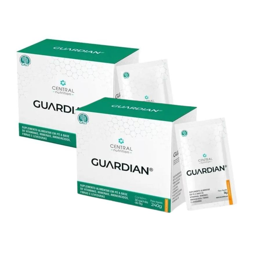 Central Nutrition Combo 2 Guardian Sabor Tangerina 30 sachês 8g