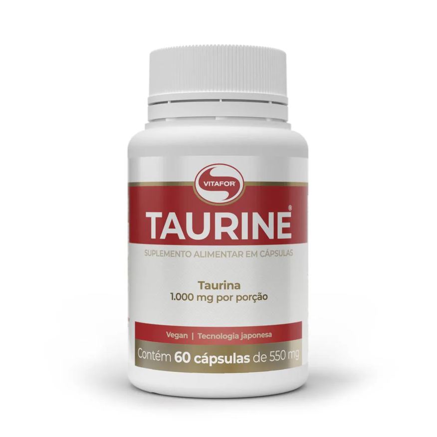 Vitafor Taurine 1.000mg L-taurina 60 cápsulas
