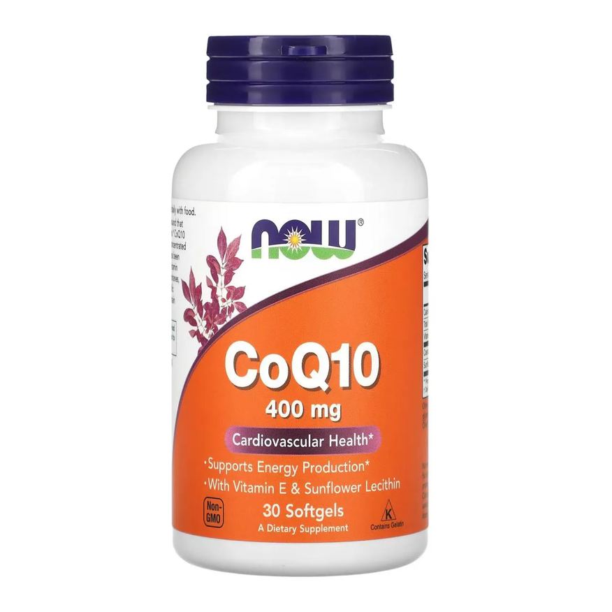 Now Foods Coenzima Q10 400mg 30 Softgels