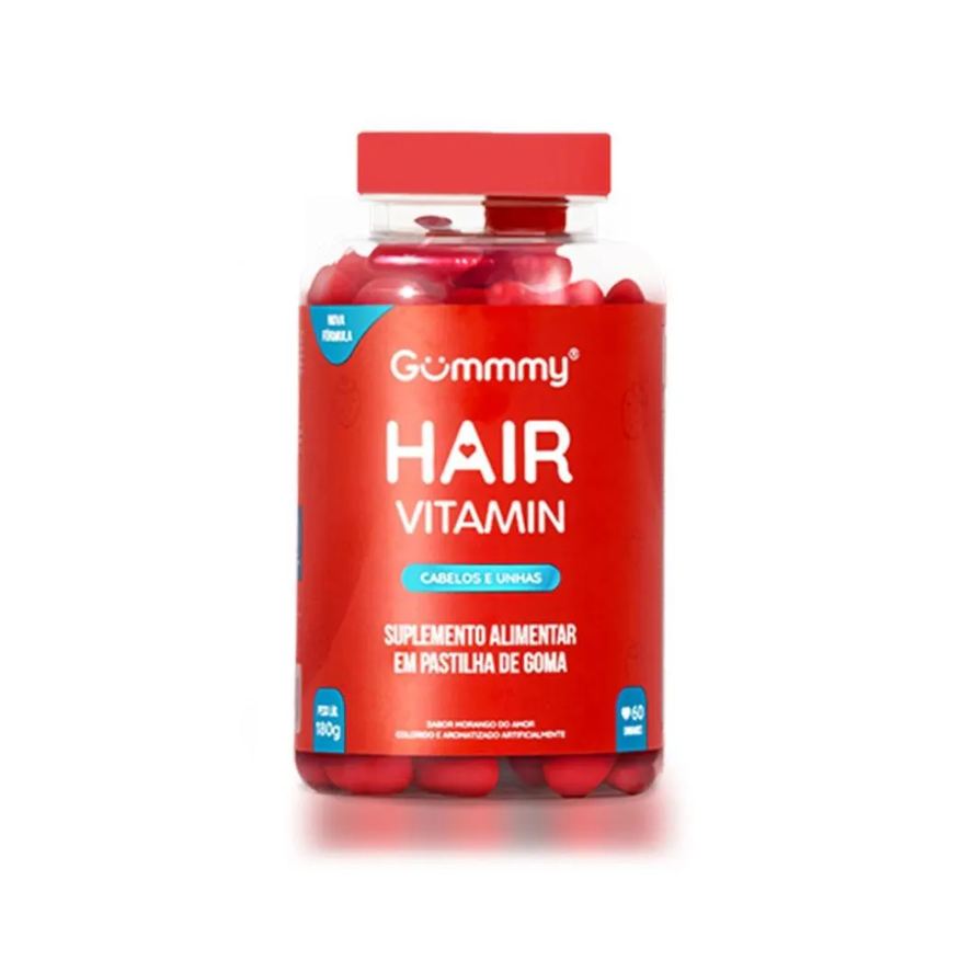 Gummy Gummmy Hair Vitamin (60 Gomas) - Morango