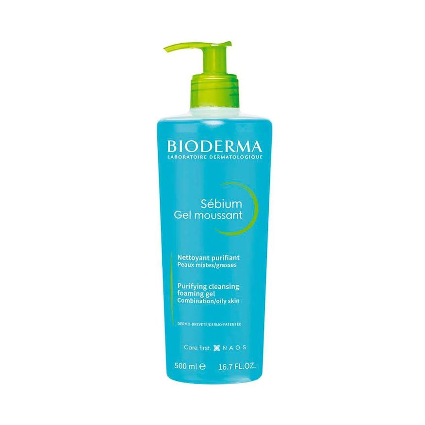 Bioderma Gel de Limpeza Sébium Gel Moussant Pele Oleosa 500ml