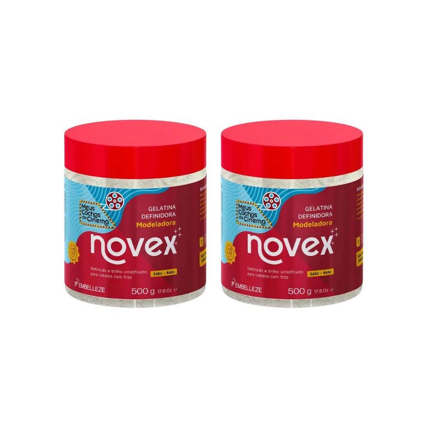 Embelleze Gelatina Capilar Novex 500g Meus Cachos de Cinema - 2un