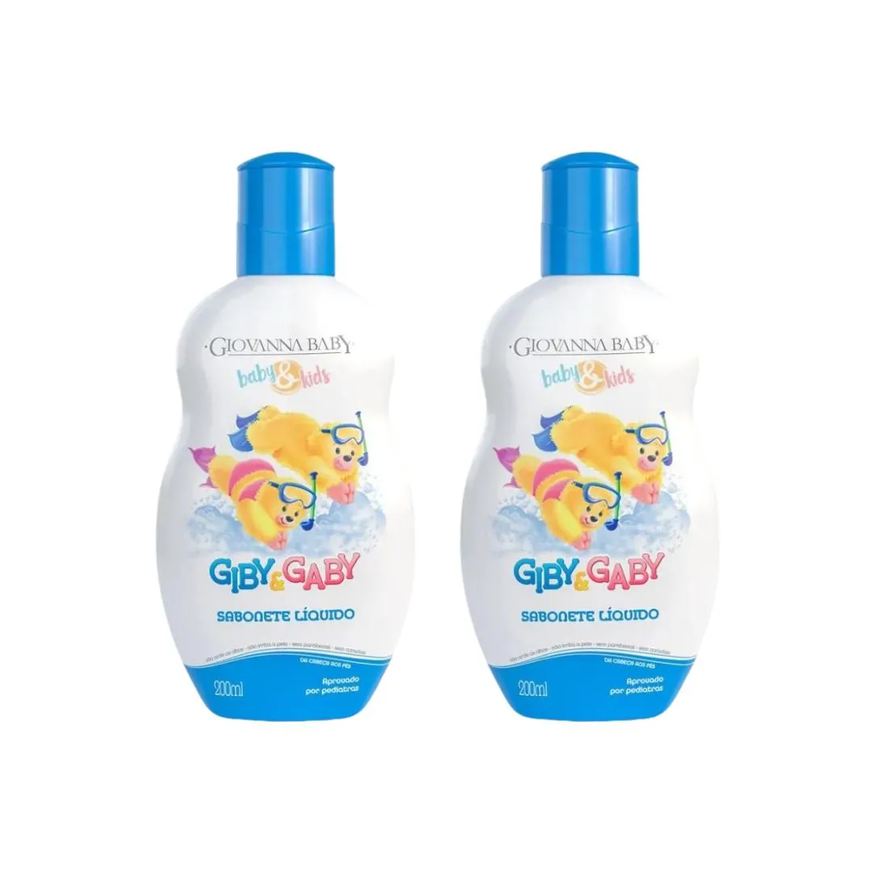 Giovanna Baby Sabonete Liquido Giby 200ml - Kit C / 2un
