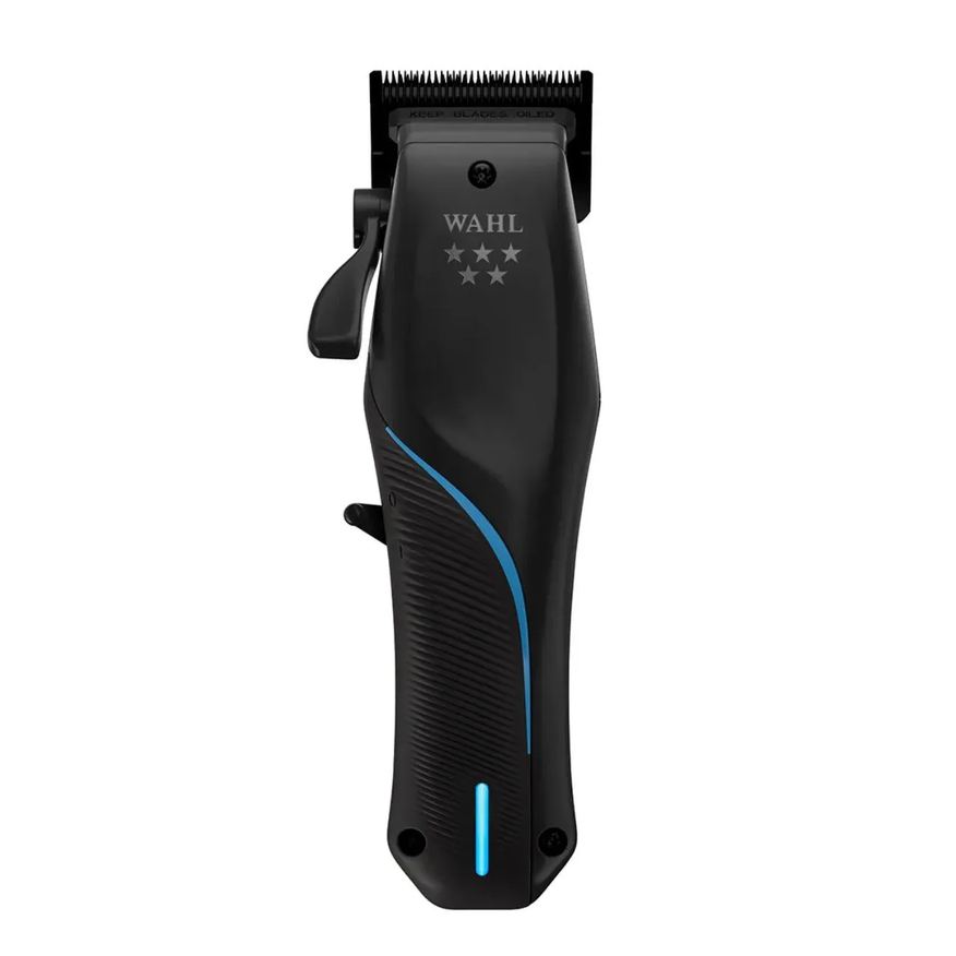 Wahl - Maquina de Corte Vapor Cordless - Preto Fosco / Azul - Bivolt - Linha Profissional