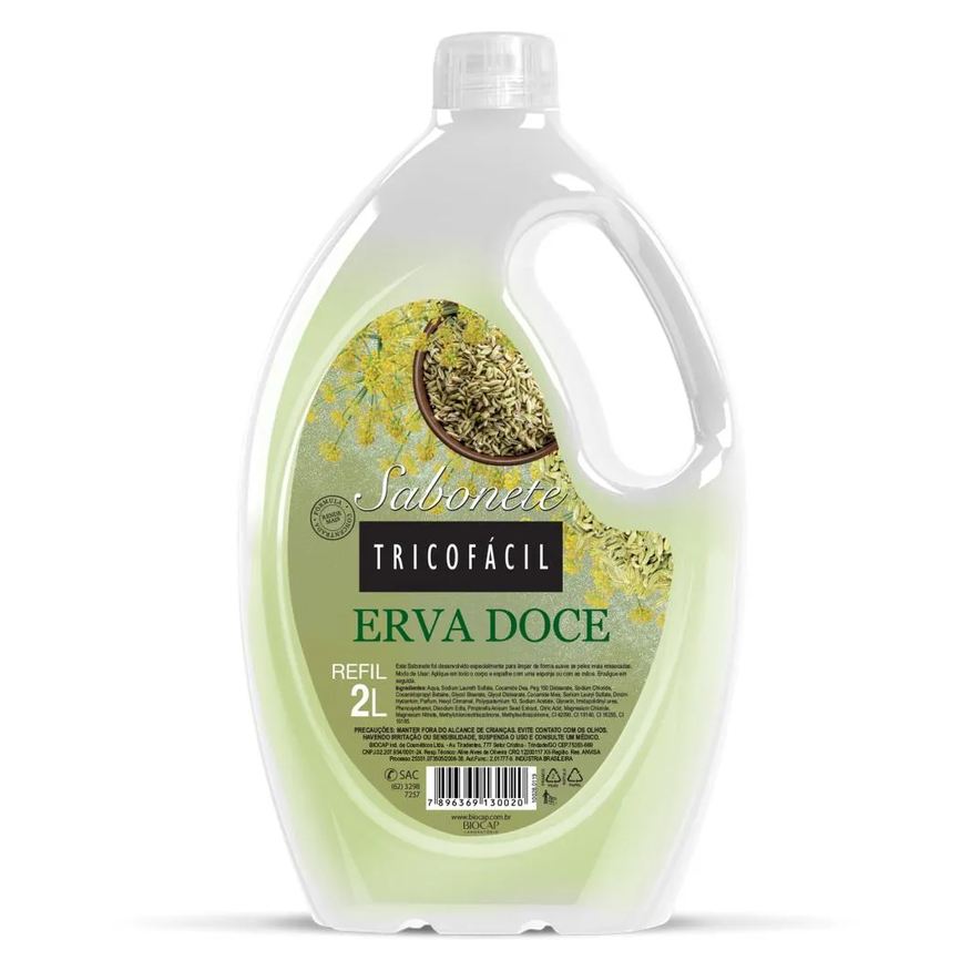Tricofácil Sabonete Líquido de Erva Doce 2 Litros