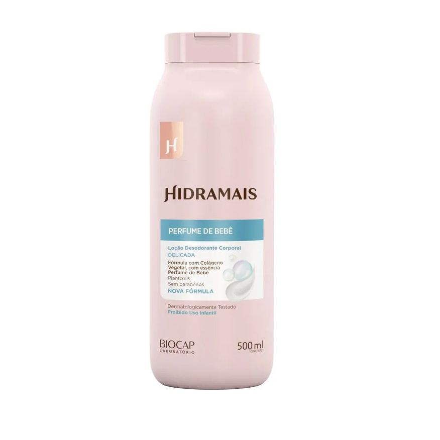 Hidramais Loção Desodorante Corporal Perfume de Bebê 500ml