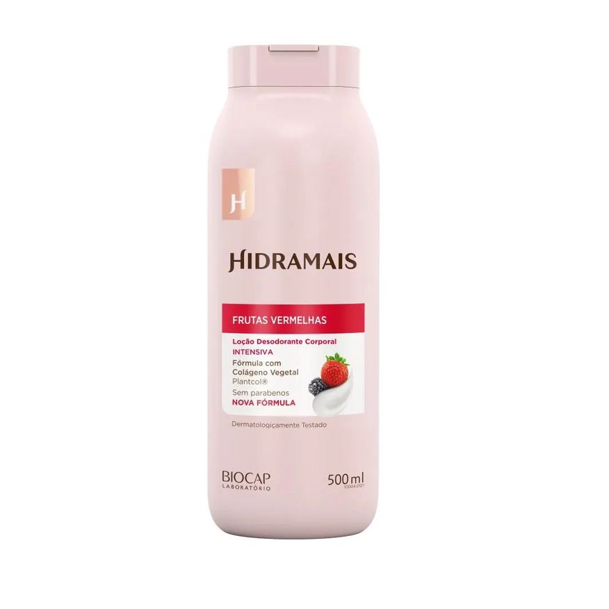 Hidramais Loção Desodorante Corporal Frutas Vermelhas 500ml